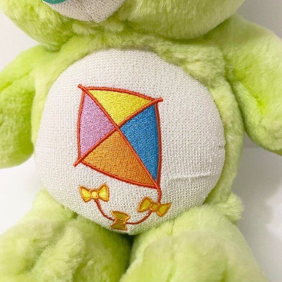 2004 Care Bears Do Your Best Green Kite Plush Toy 12 Inch Stuffed Toy - Picture 4 of 16